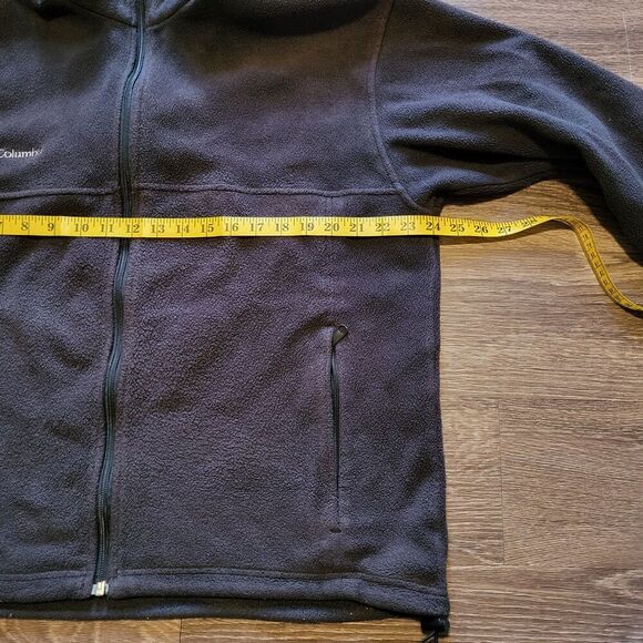 Columbia Fleece Zip-Up Jacket with Draw String Waste Mens XL - Picture 3 of 7